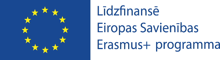 Līdzfinansē ES Erasmus+ programma logo