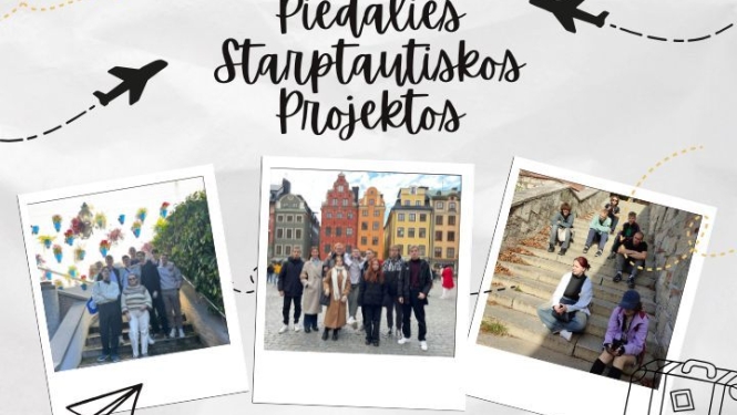 Piedalies starptautiskos projektos