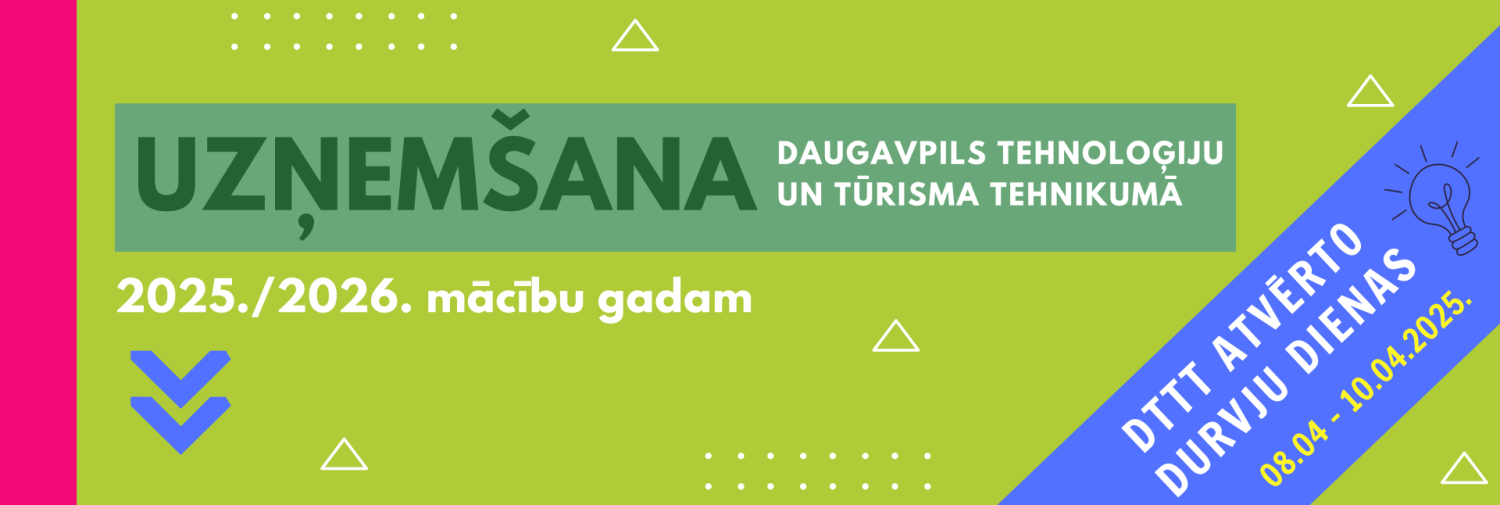 Uzņemšana DTTT banner