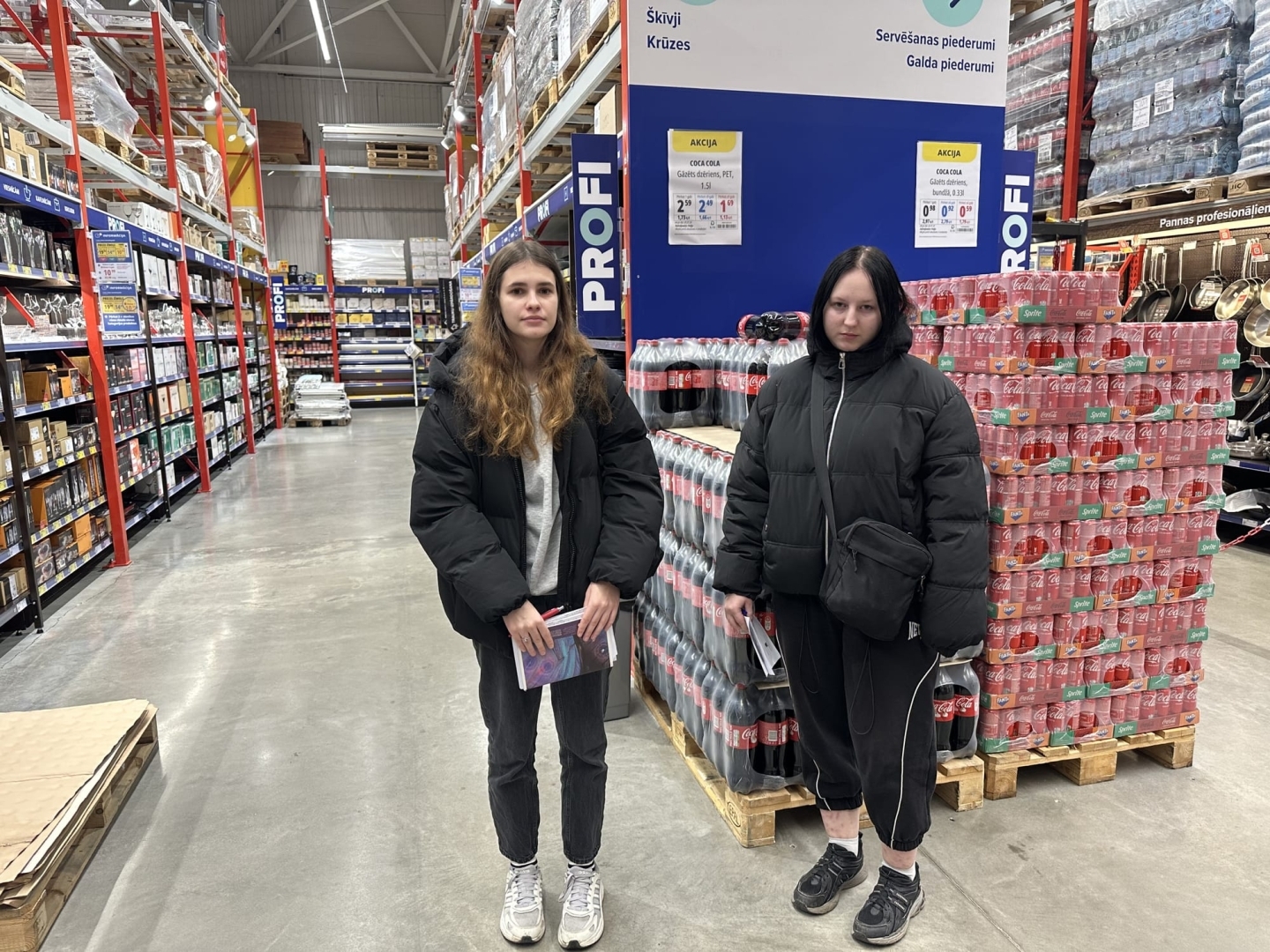 Izglītojamie veic praktiskus aprēķinus un uzdevumus PROMO Cash&Carry veikalā