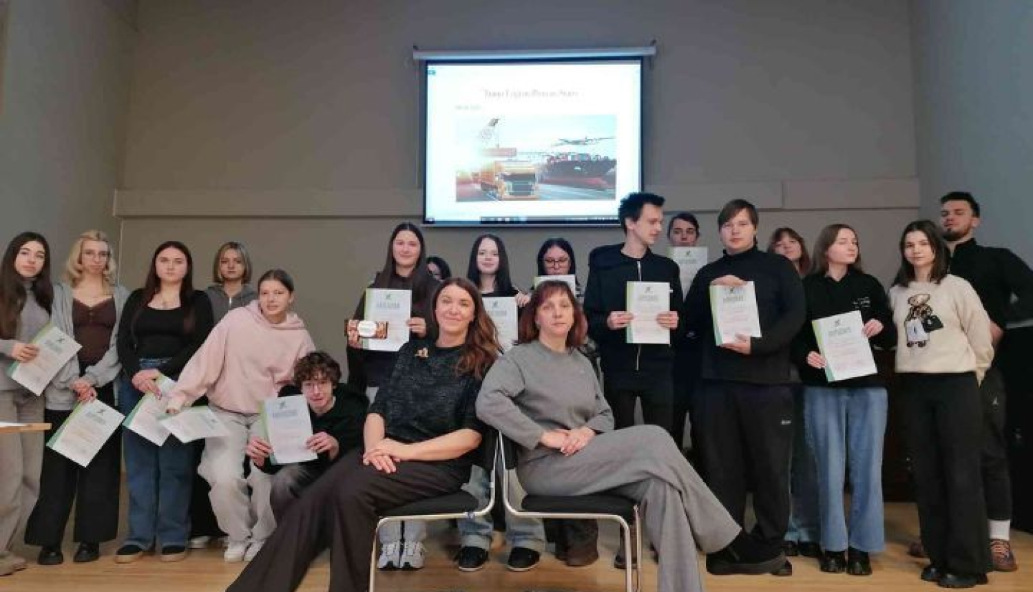 Jauno loģistu pirmais starts