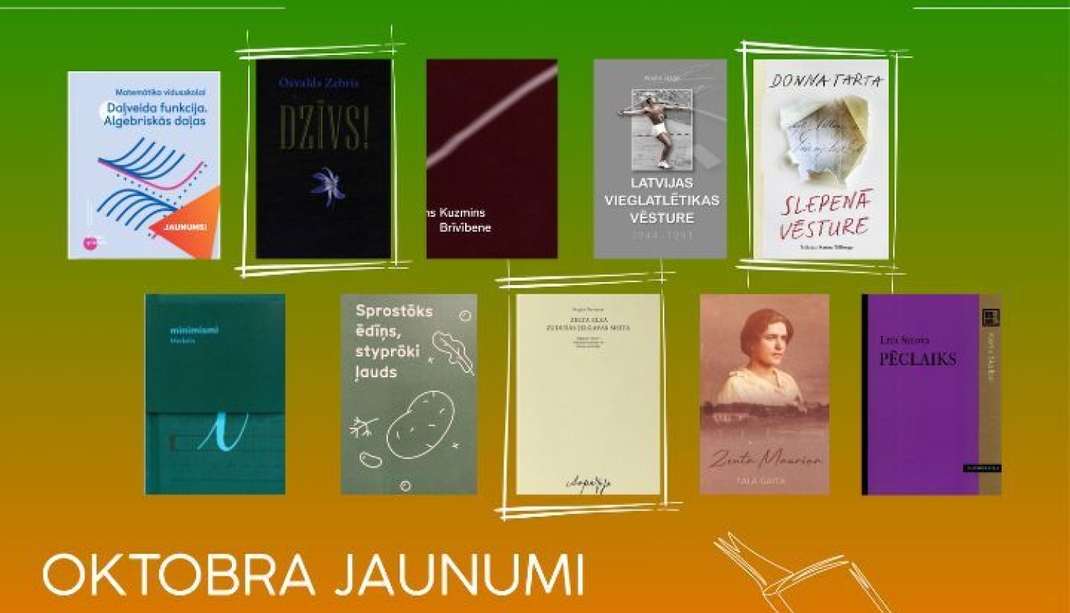 Oktobra jaunumi tehnikuma bibliotēkā