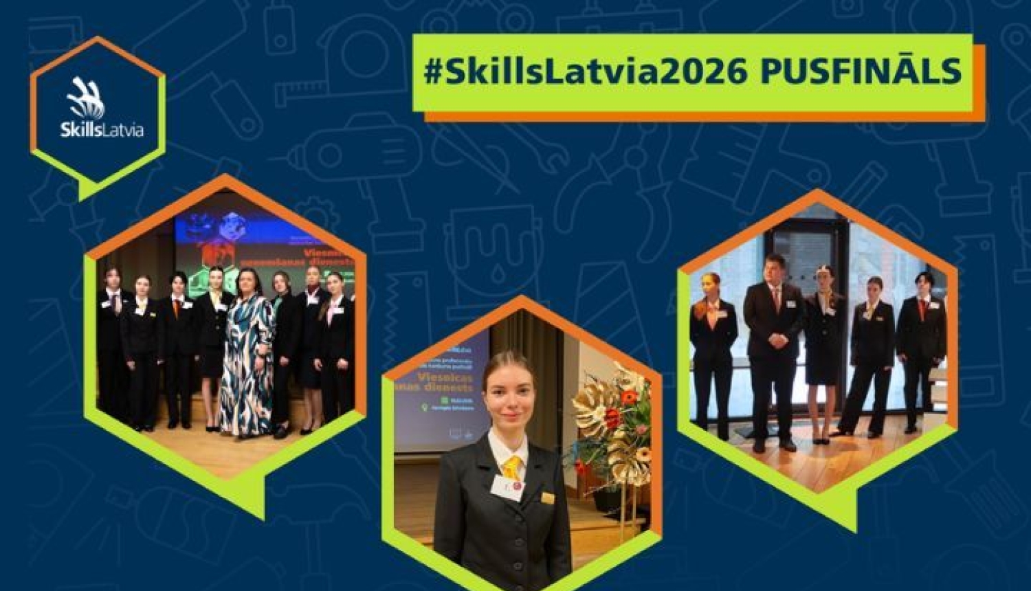 SkillsLatvia 2026 konkursa “Viesnīcas uzņemšanas dienests” pusfināls Ventspilī