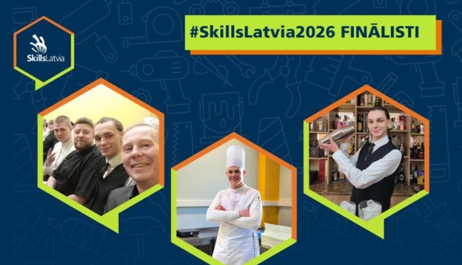 Zināmi SKILLSLatvia2026 finālisti konkursā “Ēdienu gatavošana” un “Restorānu serviss”