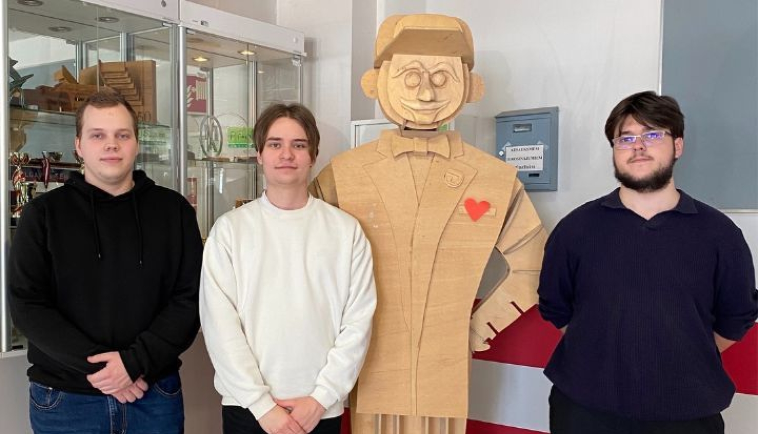 DTTT audzēkņi – Ņikita Ruļevičs no PR-41 grupas un Ņikita Šiškins no DT-41 grupas