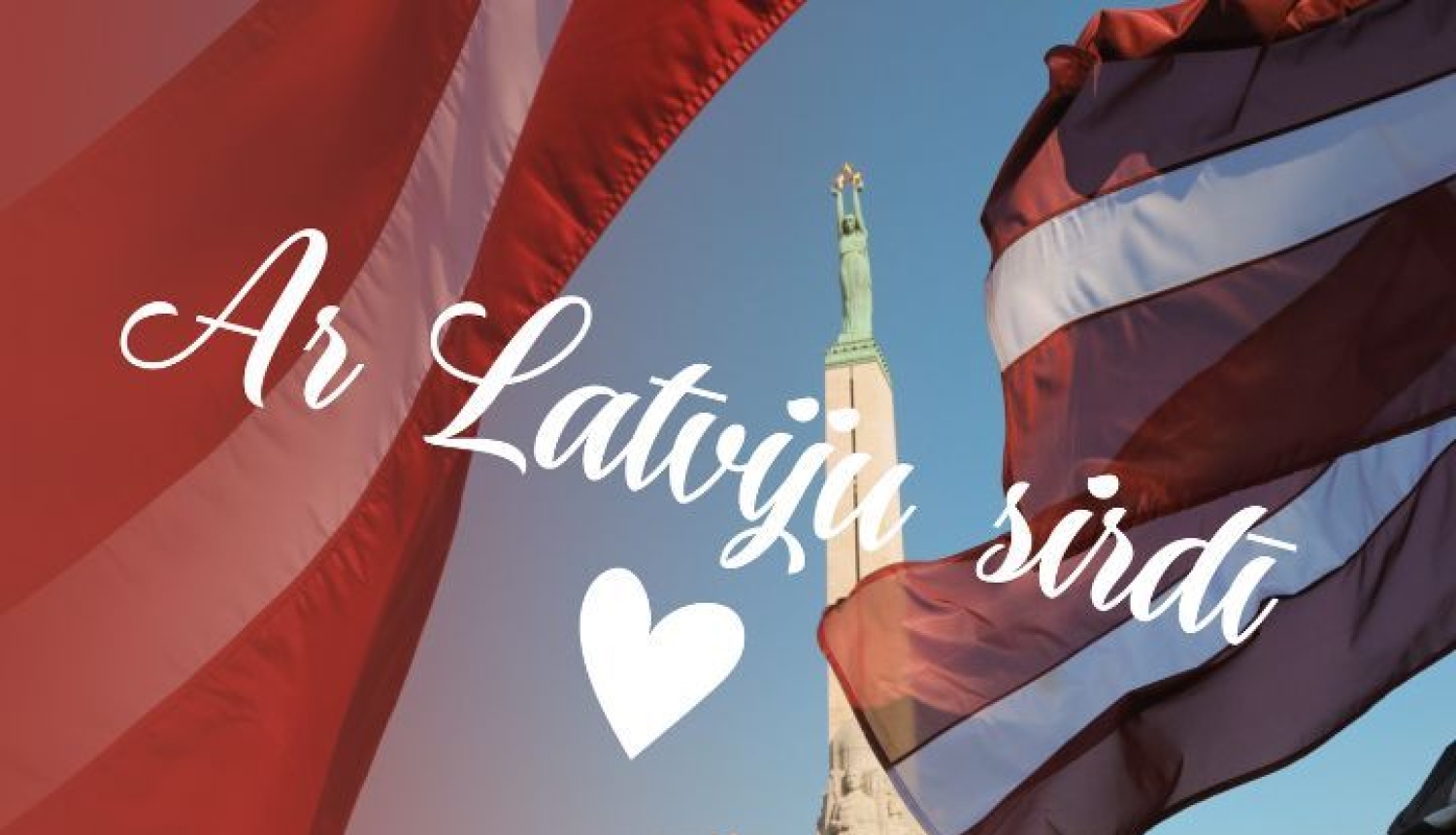 Tehnikuma bibliotēkā jauna tematiskā izstāde “Ar Latviju sirdī”