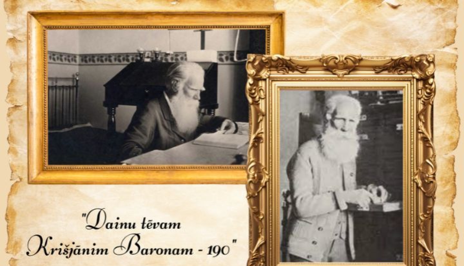 Dainu tēvam – Krišjānim Baronam – 190