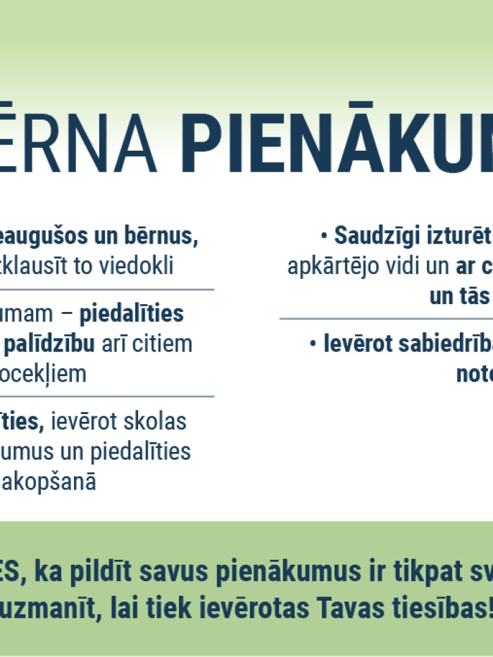 Bērna pienākumi