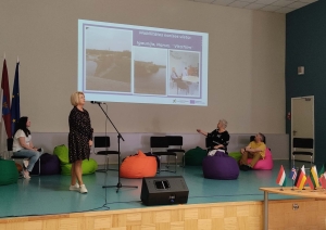 Pedagogi dalījās ar sasniegto, redzēto un iegūto projektu rezultātu izvērtēšanas pasākumā