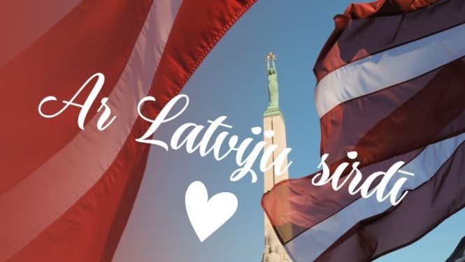 Tehnikuma bibliotēkā jauna tematiskā izstāde “Ar Latviju sirdī”